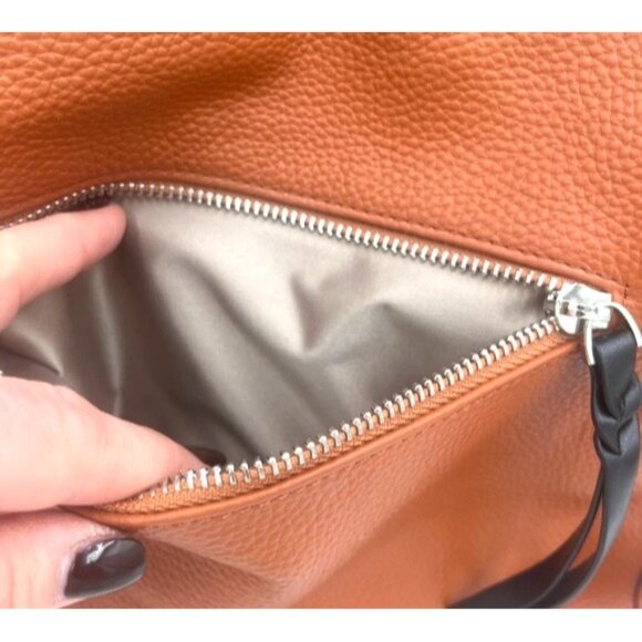 NWT Bostanten Hobo Shoulder Bag Purse with Handy Side Zipper Pockets City - Picture 5 of 10